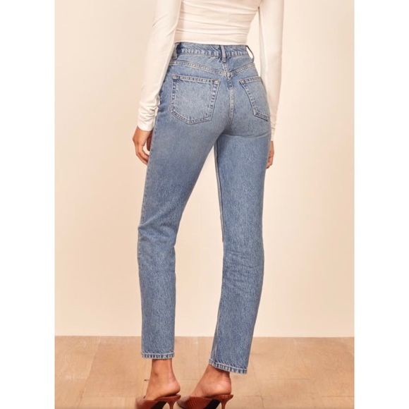 REFORMATION Cynthia Black High Rise -Sz28-NWT - Picture 5 of 8